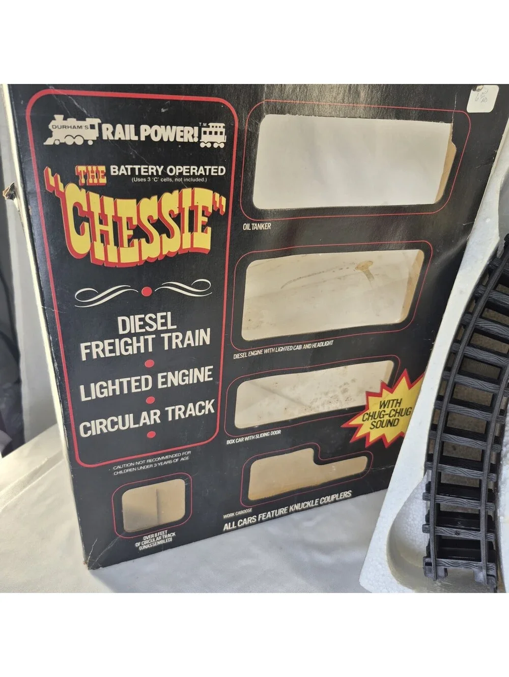 Vintage 1976-The Chessie Battery Diesel Train Set-Durham Rail Power NO.8816